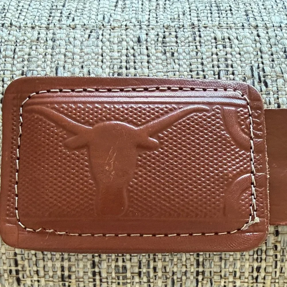 New Western leather belt